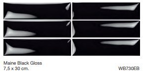 MAINE BLCK WB730EB SHINY 7.5/30
