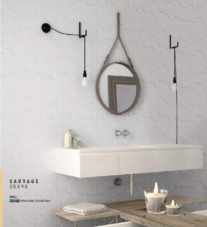 SAUVAGE WHITE MATT DECOR 29`5/90