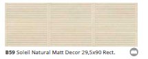 SOLEIL NATURAL MAT DECOR 29`5/90