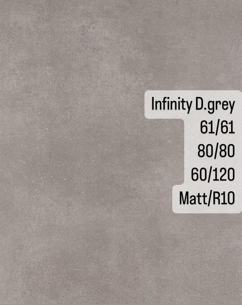 INFINITY DARK GREY R10 61/61